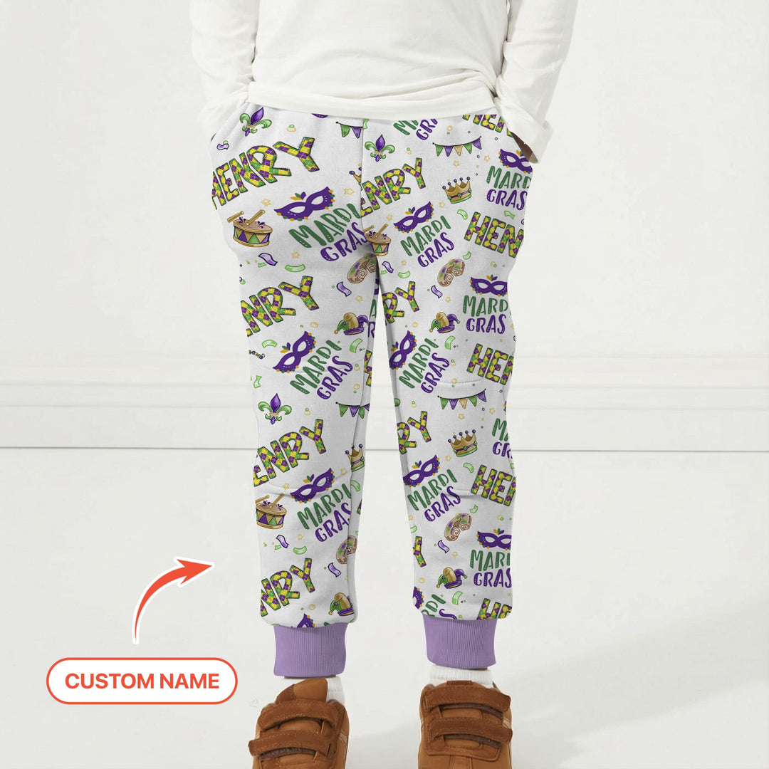 Custom Name Make your own Mardi Gras Jogger