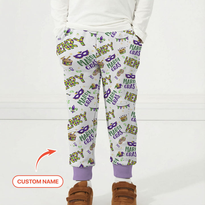 Custom Name Make your own Mardi Gras Jogger