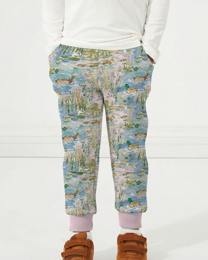 Watercolor Mallard Duck Jogger