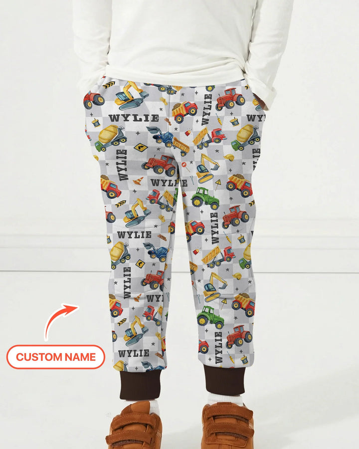 Under Construction Custom Name Jogger