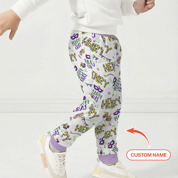 Custom Name Make your own Mardi Gras Jogger