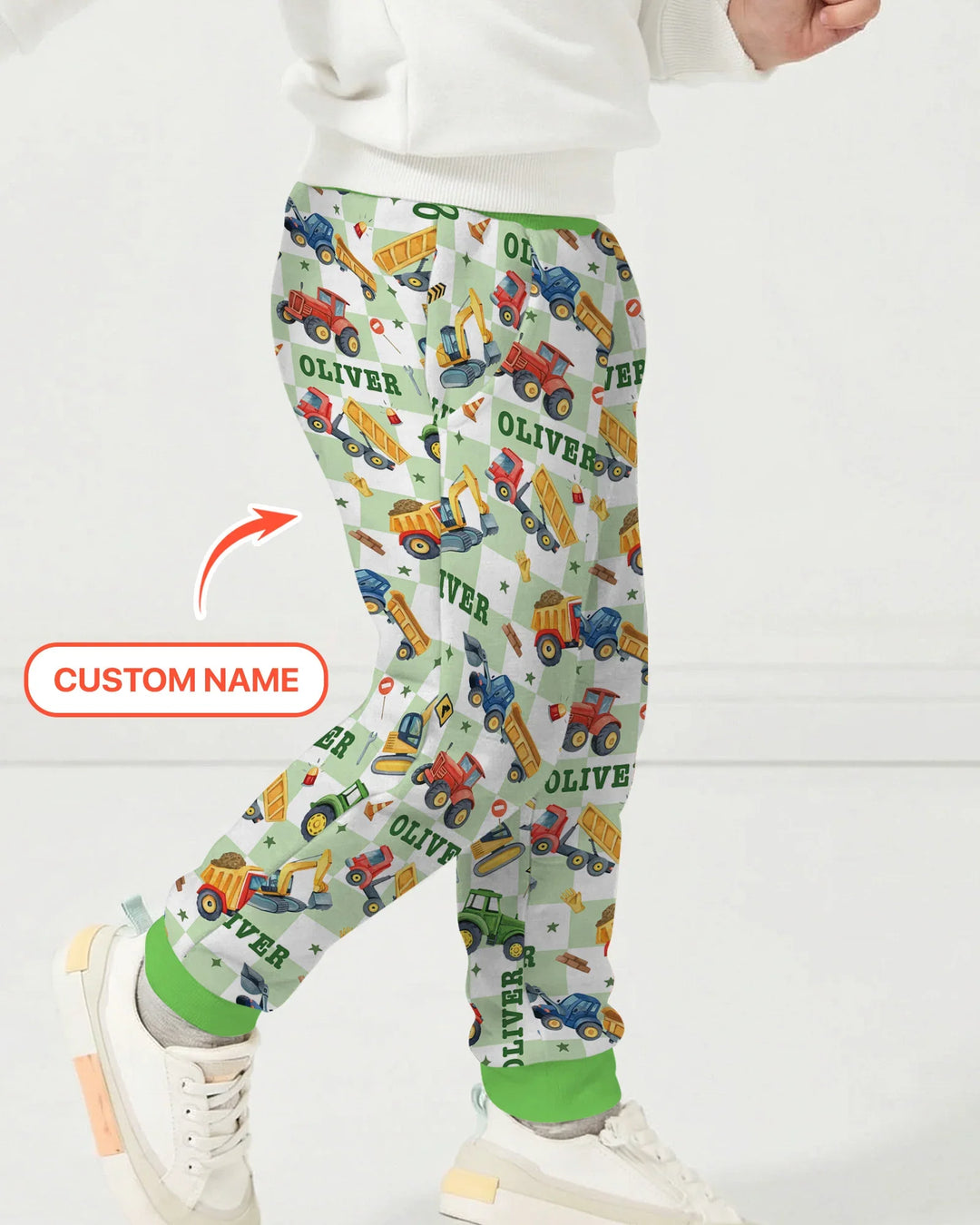 Under Construction Custom Name Jogger