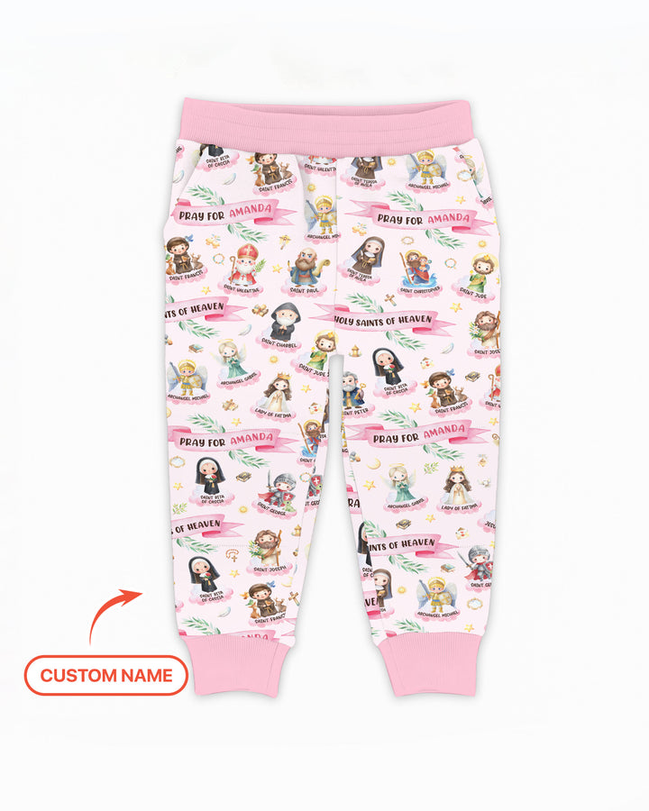 Holy Saints of Heaven Custom Name Jogger