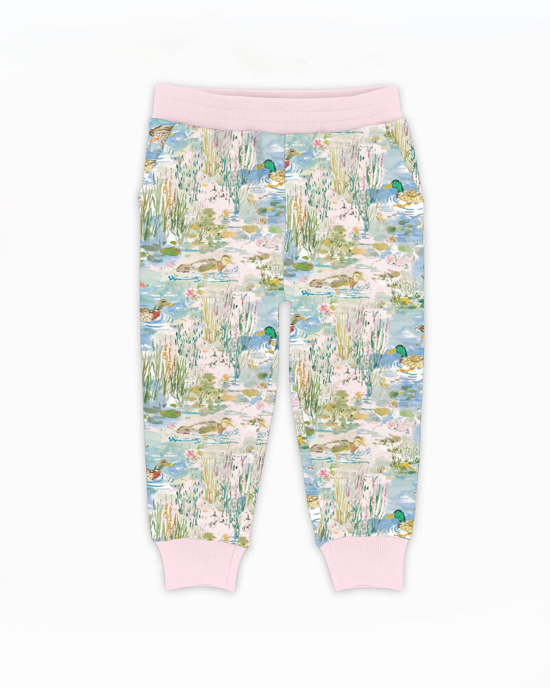 Watercolor Mallard Duck Jogger