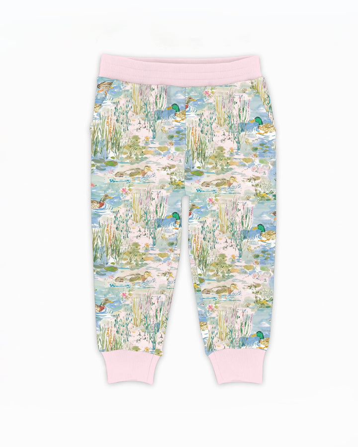 Watercolor Mallard Duck Jogger