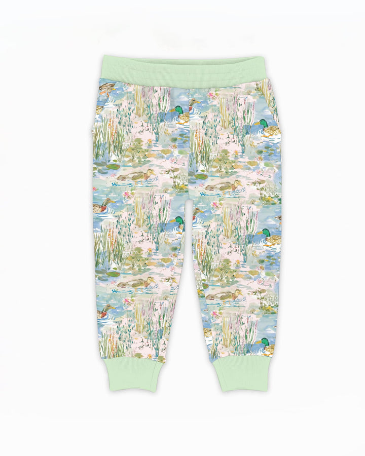 Watercolor Mallard Duck Jogger
