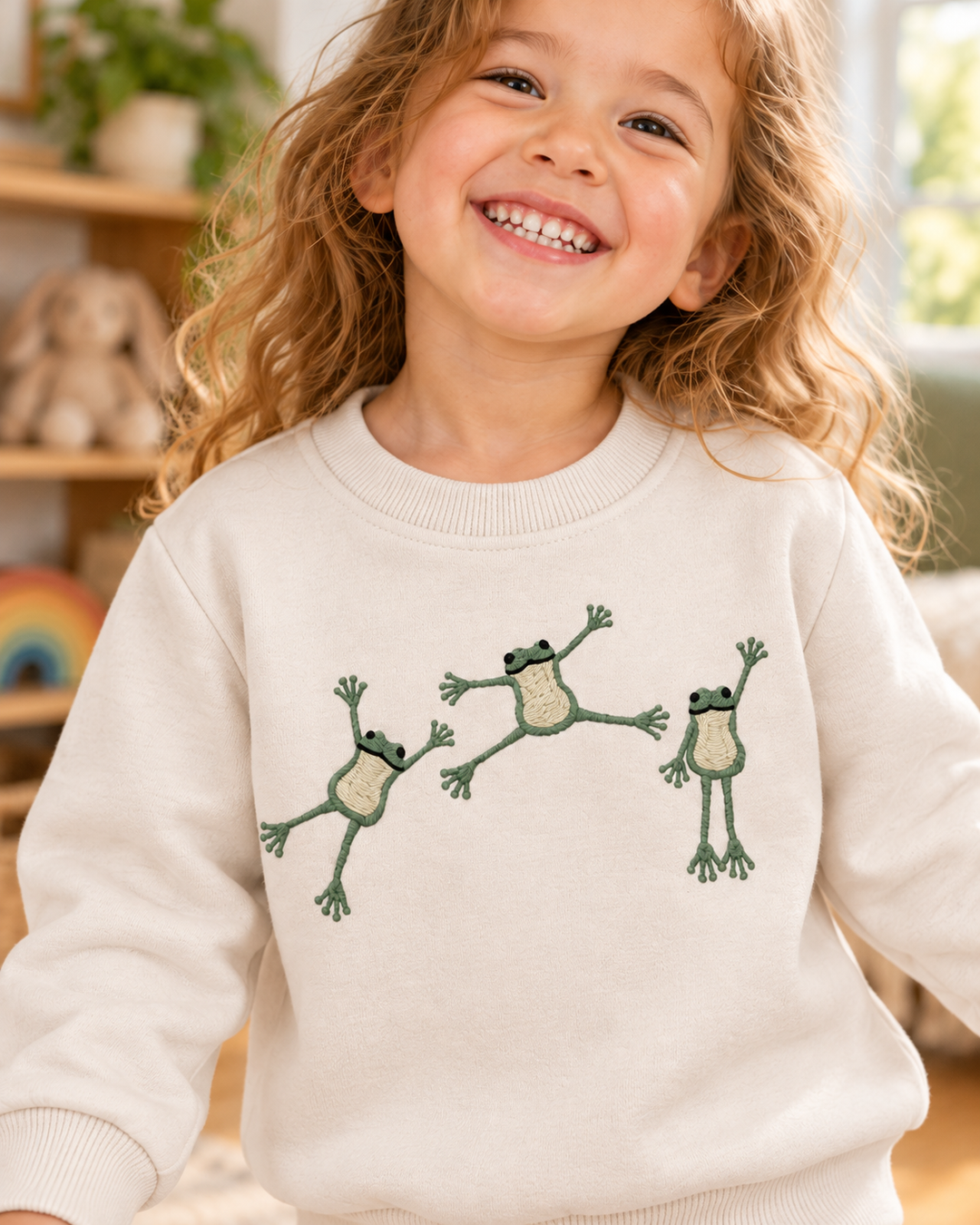 Sweatshirt mit Rundhalsausschnitt aus Bambusfaser