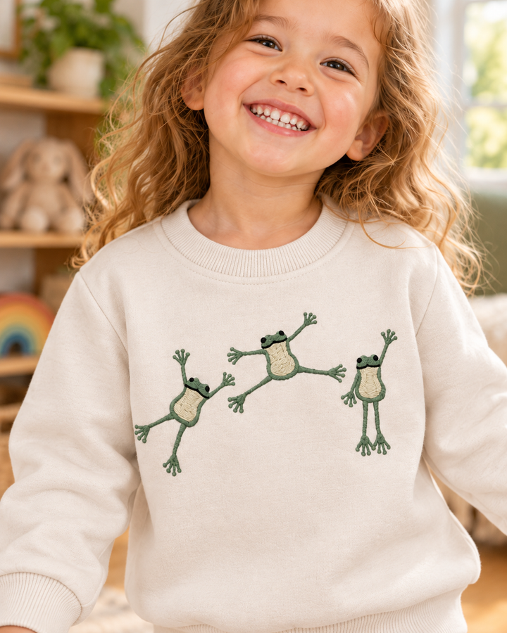 Sweatshirt mit Rundhalsausschnitt aus Bambusfaser