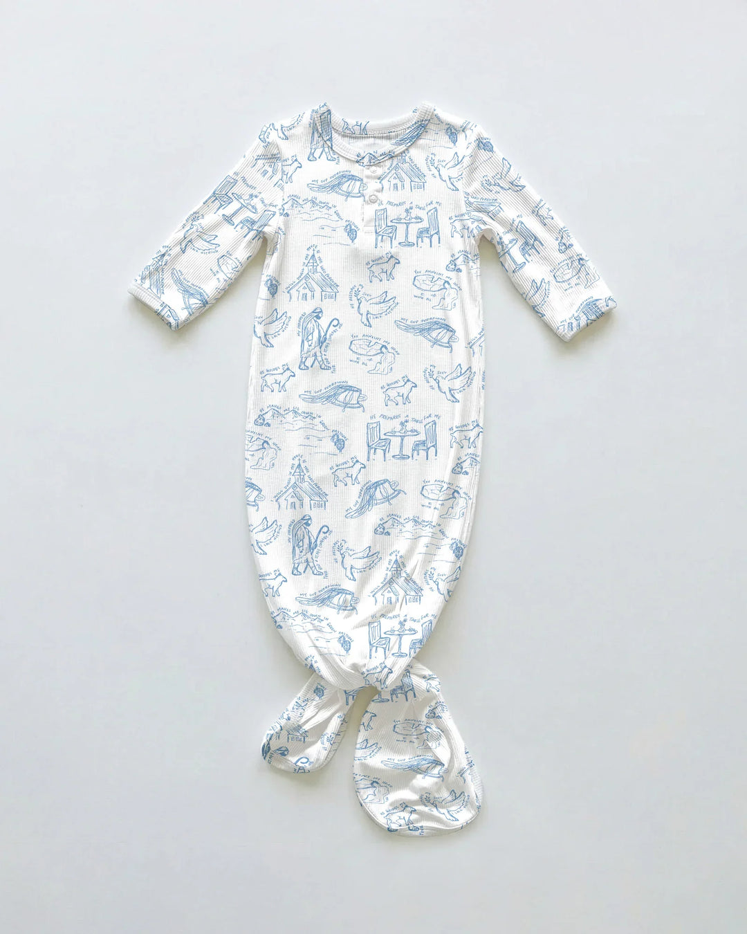 Psalm 23 Sketch Bamboo Knot Gown