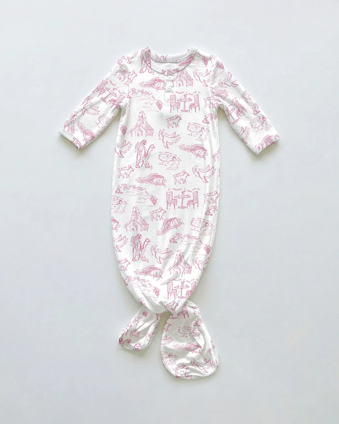 Psalm 23 Sketch Bamboo Knot Gown