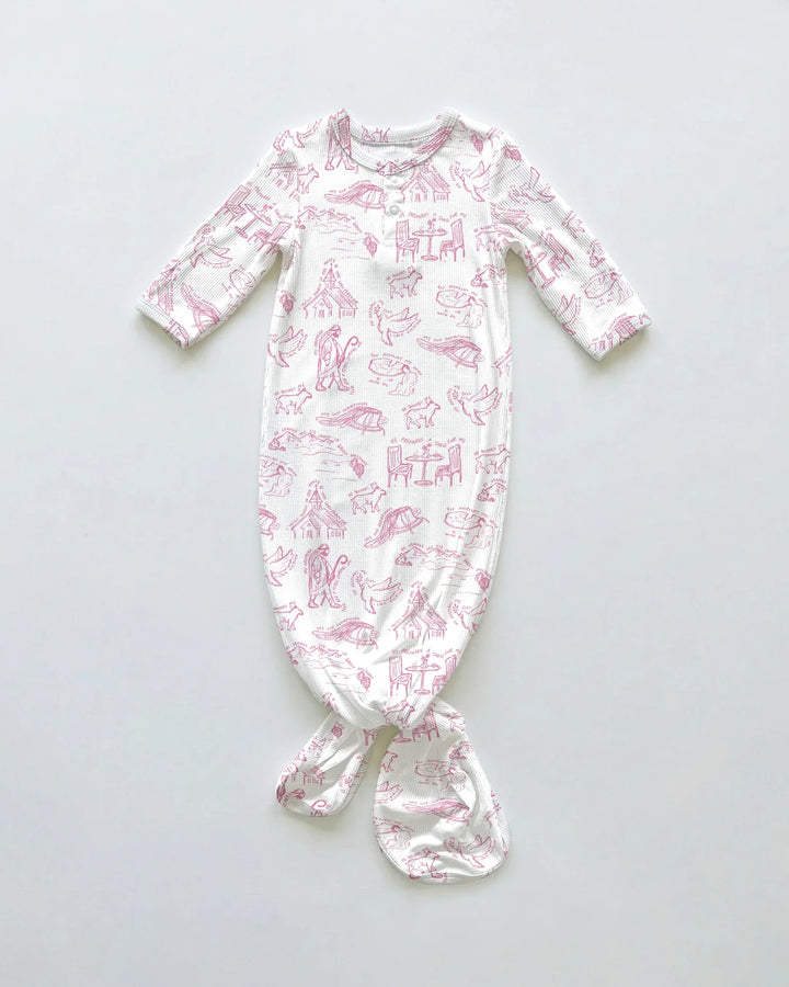 Psalm 23 Sketch Bamboo Knot Gown