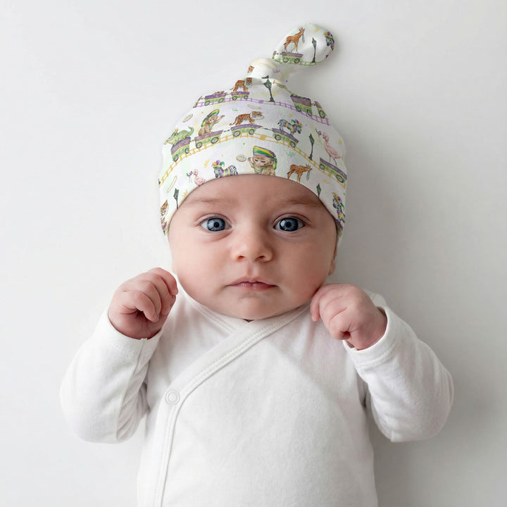 Mardi Gras Jungle Krewe Knotted Hat