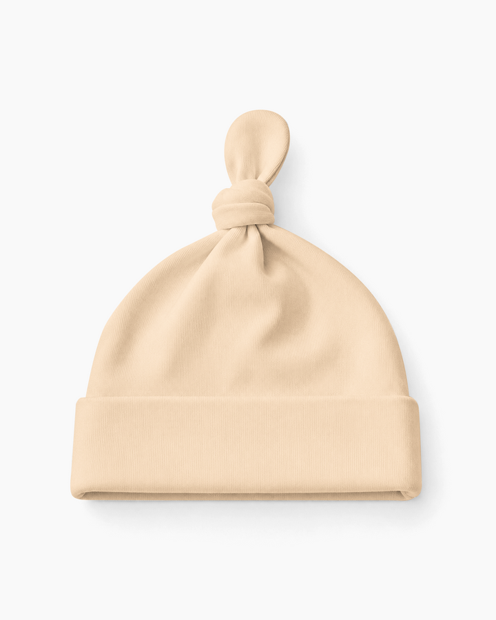Solid Color Bamboo Knotted Hat