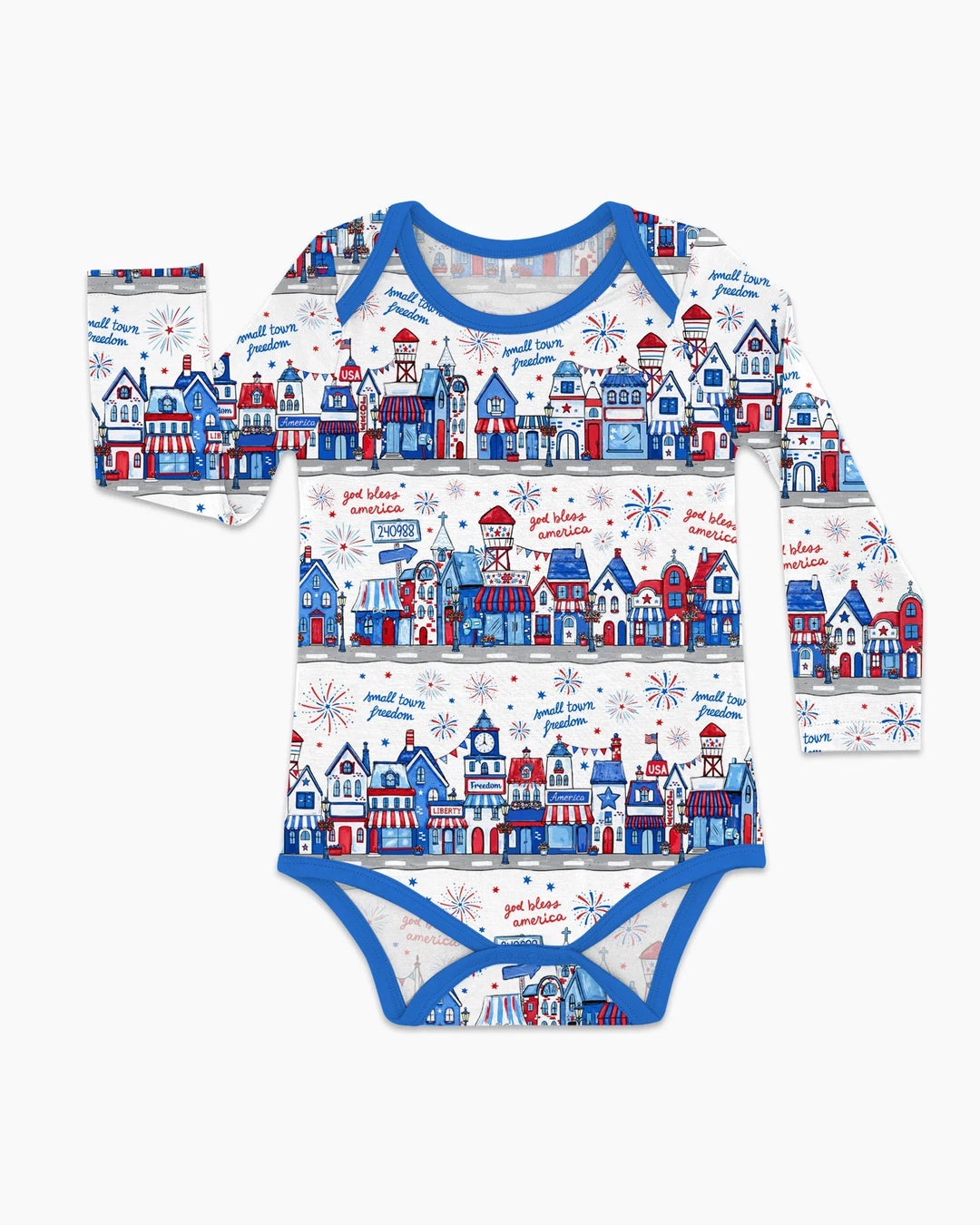 Small Town Freedom USA Bamboo Bodysuit