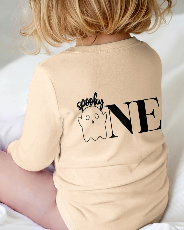Spooky One Birthday Boo First Birthday Halloween Bamboo Bodysuit