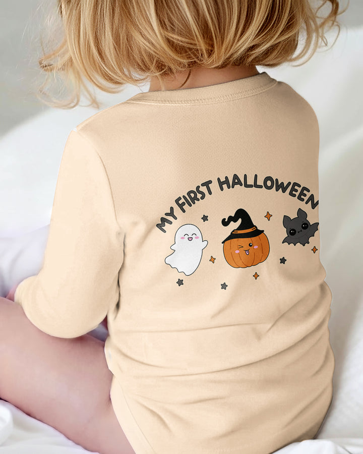 Personalized My First Halloween Ghost Bamboo Bodysuit