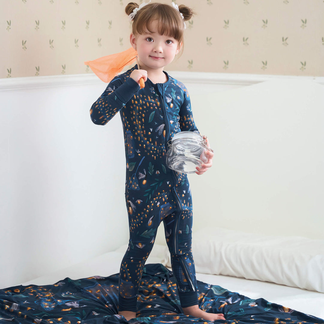 Catching Fireflies Convertible Zippered Romper