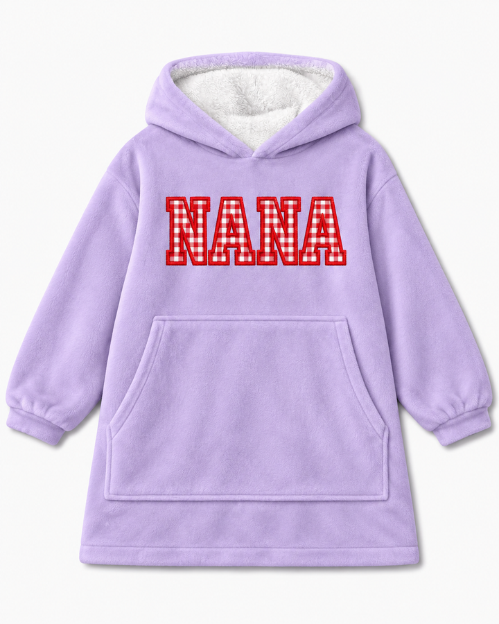 Plantilla de Sudadera Manta de Bambú Personalizada