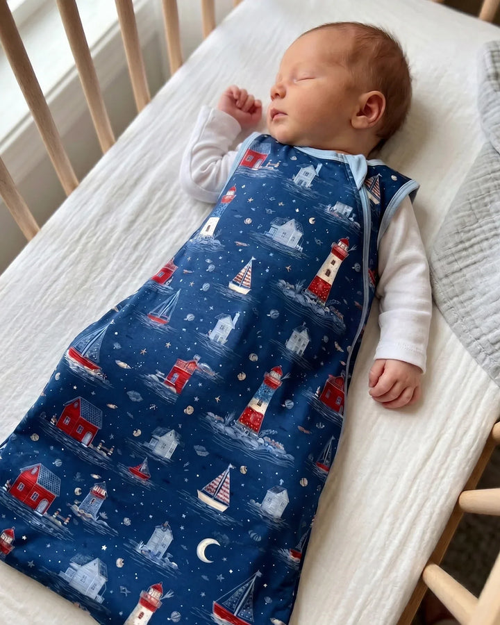 Lighthouse Night Bamboo Sleep Bag