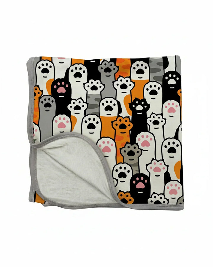 Little Paw Bamboo Blanket