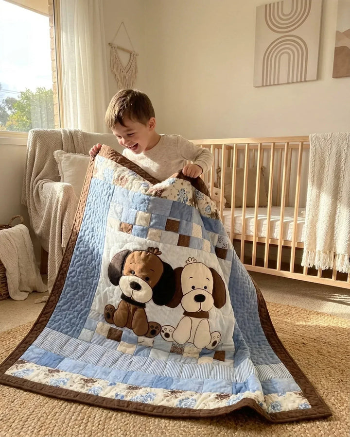 Manta Acolchada de Bambú Cachorrito