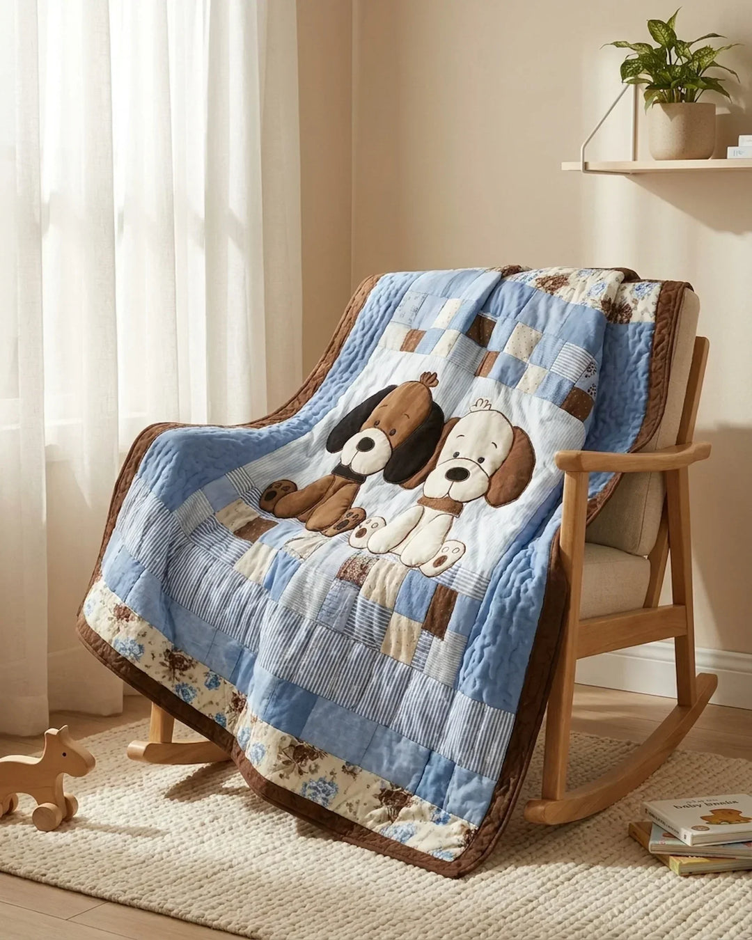Manta Acolchada de Bambú Cachorrito