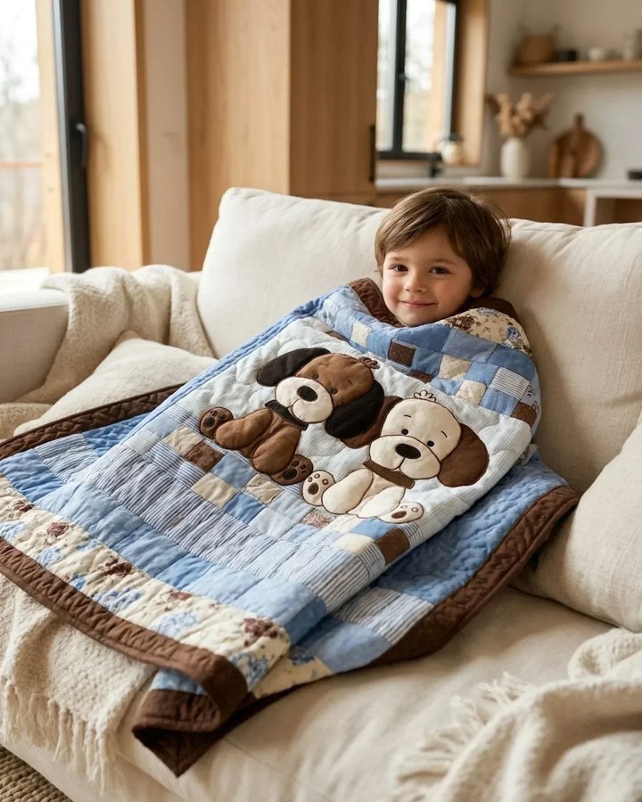 Manta Acolchada de Bambú Cachorrito