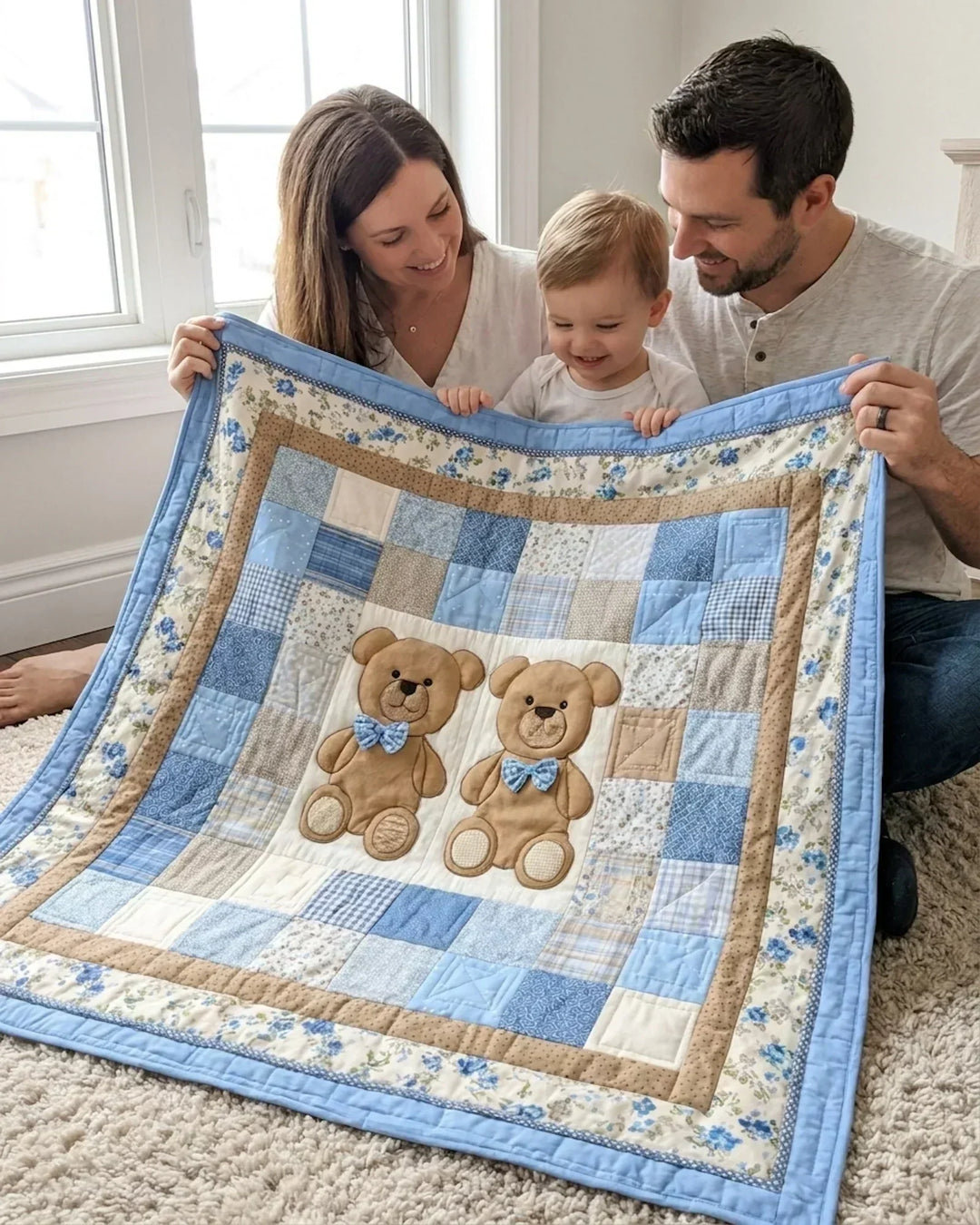 Vorlage Quilt Decke