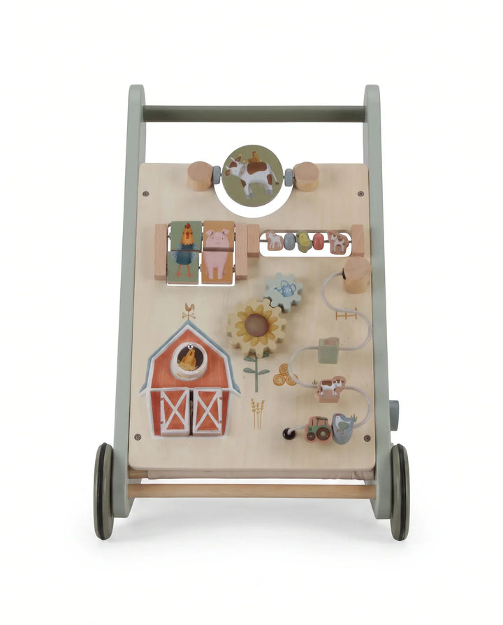 Happy Farm Wooden Activity Walker