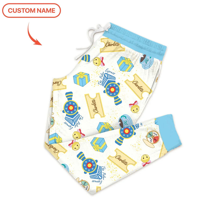 Express Train Christmas Women Pajama Set