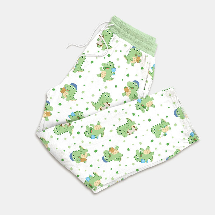 Shabbat Dinosaur Men's Pajama Set