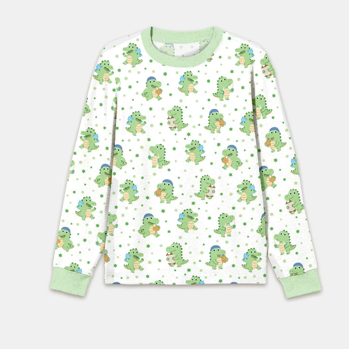 Shabbat Dinosaur Men's Pajama Set