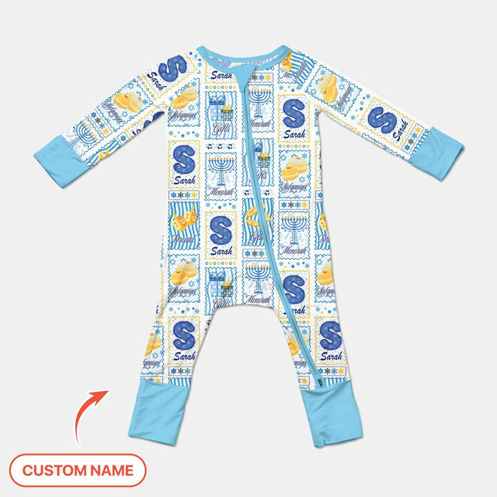 Light of Hanukkah Custom Name Convertible Zippy