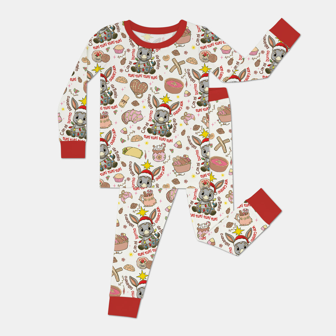 Feliz Navidad Two Piece Long Sleeve Pajama Set , Feliz Navidad Two Piece Long Sleeve Pajama Set - 12-18M