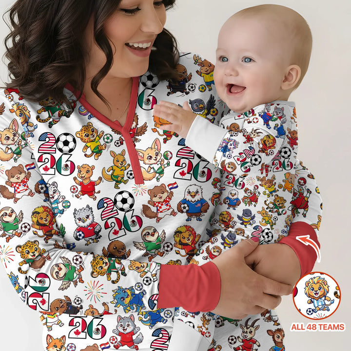 Plantilla de conjunto de pijama de mujer de bambú