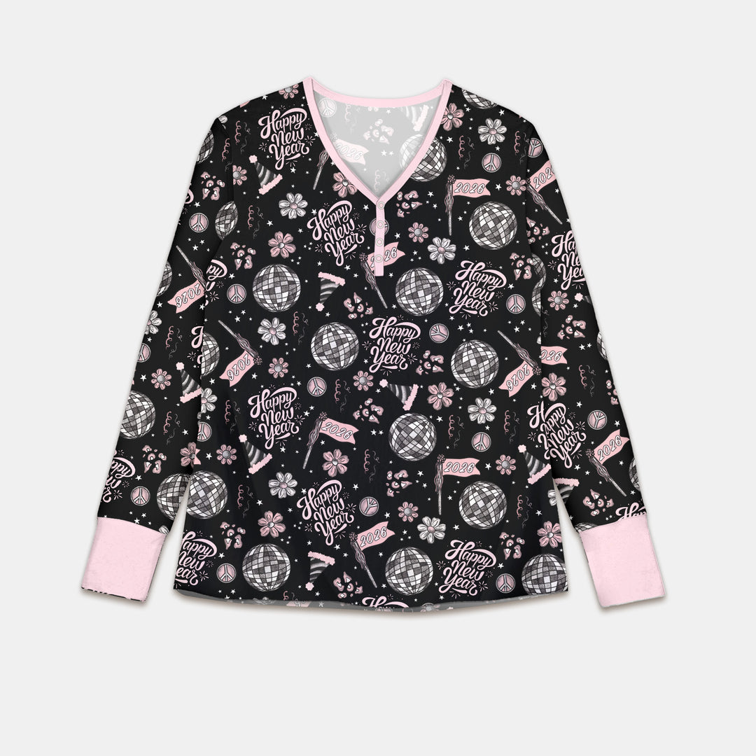 Disco New Years Eve Women Pajama Set
