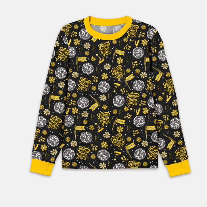 Disco New Years Eve Men's Pajama Set