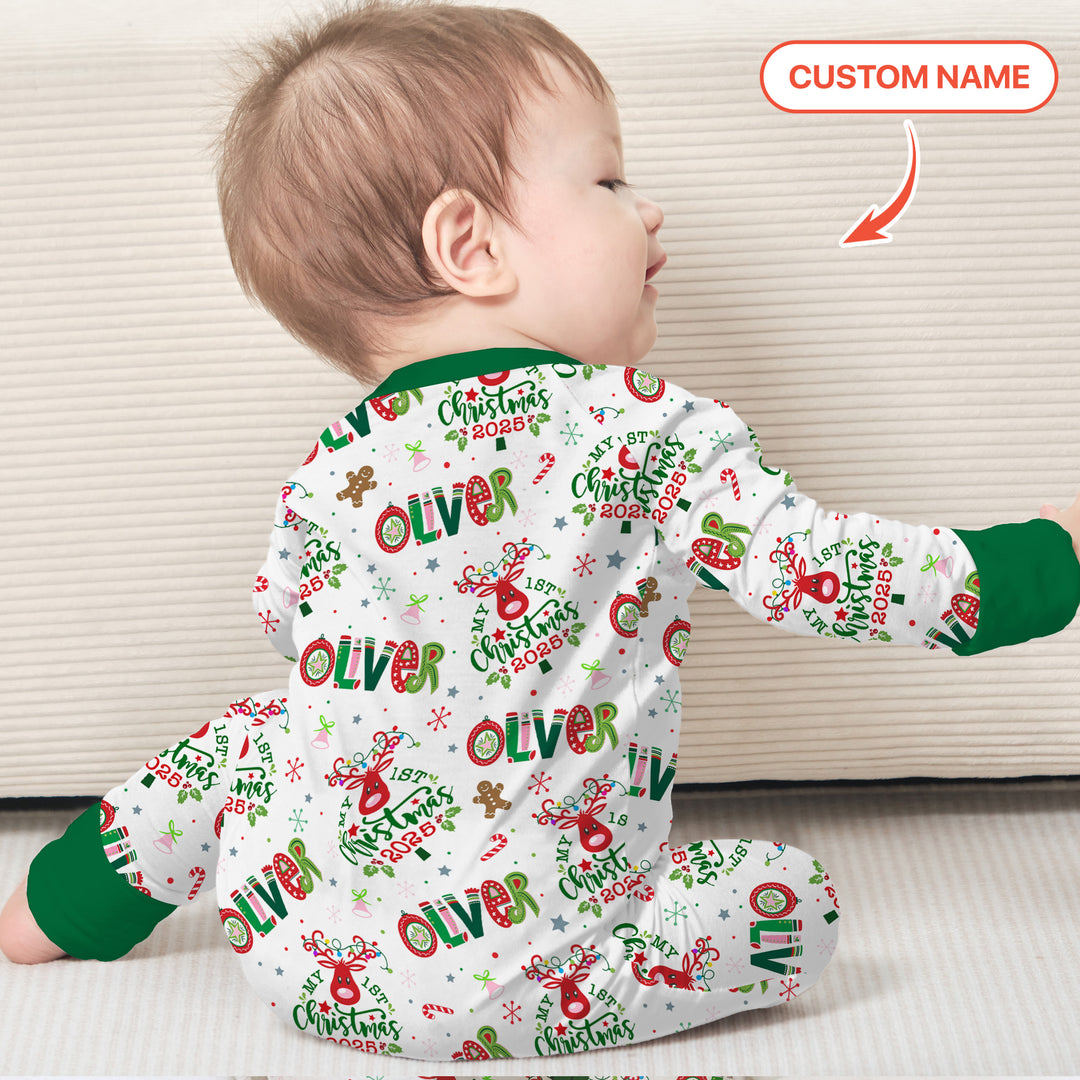 Custome Name "Whimsical Little Green" Convertible Zippy