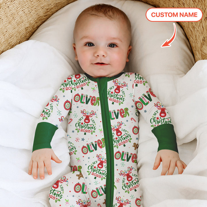 Custome Name "Whimsical Little Green" Convertible Zippy