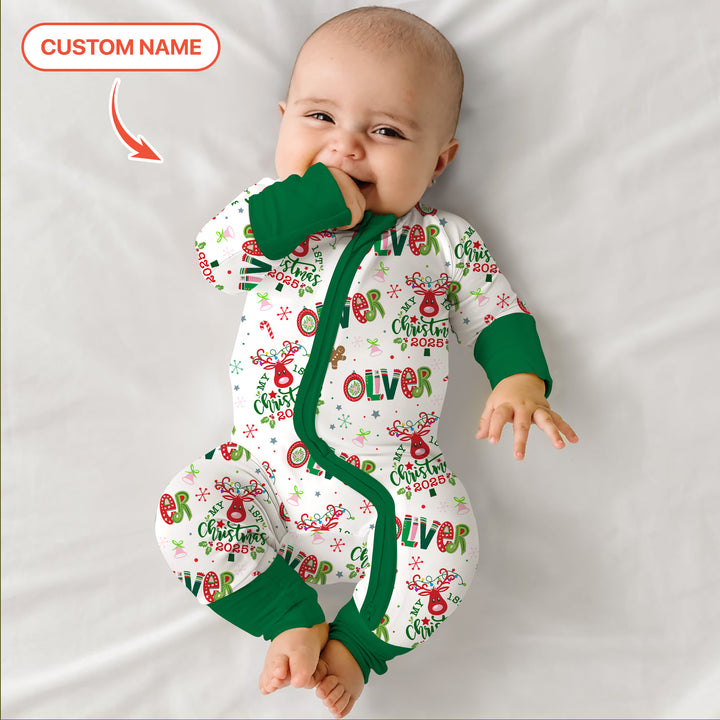 Custome Name "Whimsical Little Green" Convertible Zippy