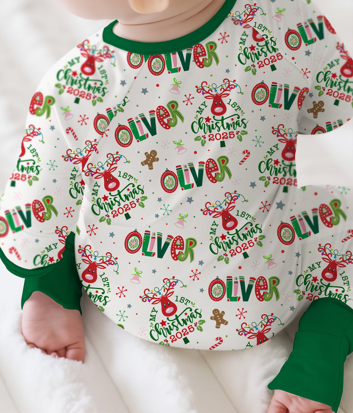 Custome Name "Whimsical Little Green" Convertible Zippy