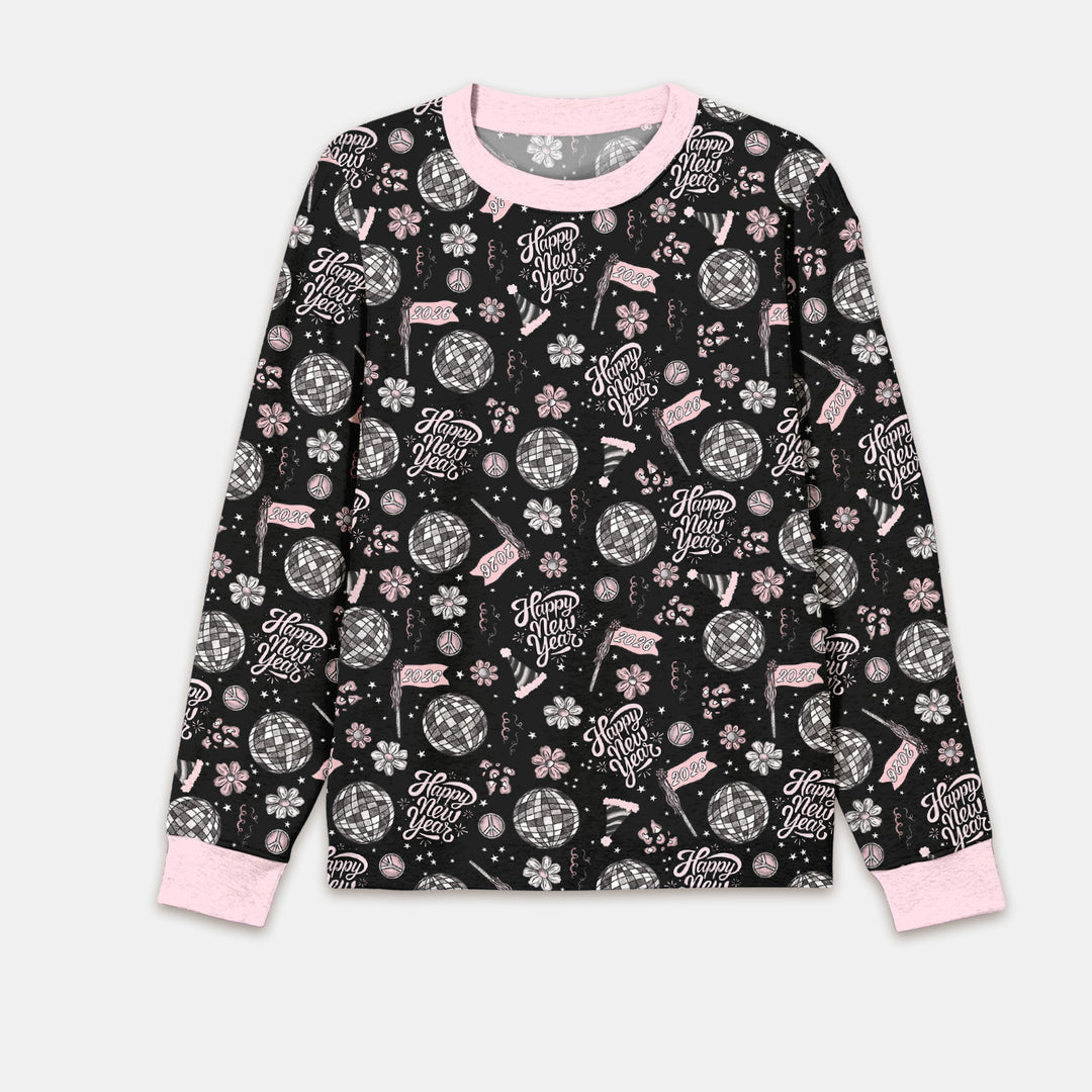 Disco New Years Eve Men's Pajama Set