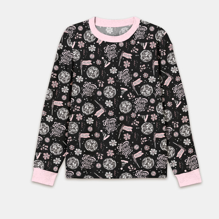 Disco New Years Eve Men's Pajama Set