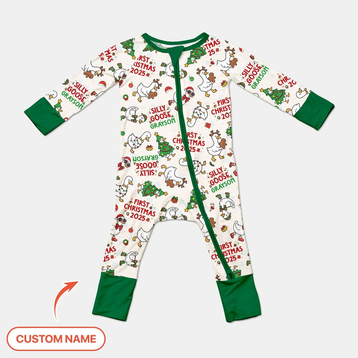 Custom Name "Silly Goose" Convertible Zippy , Custom Name "Silly Goose" Convertible Zippy - 0-3M