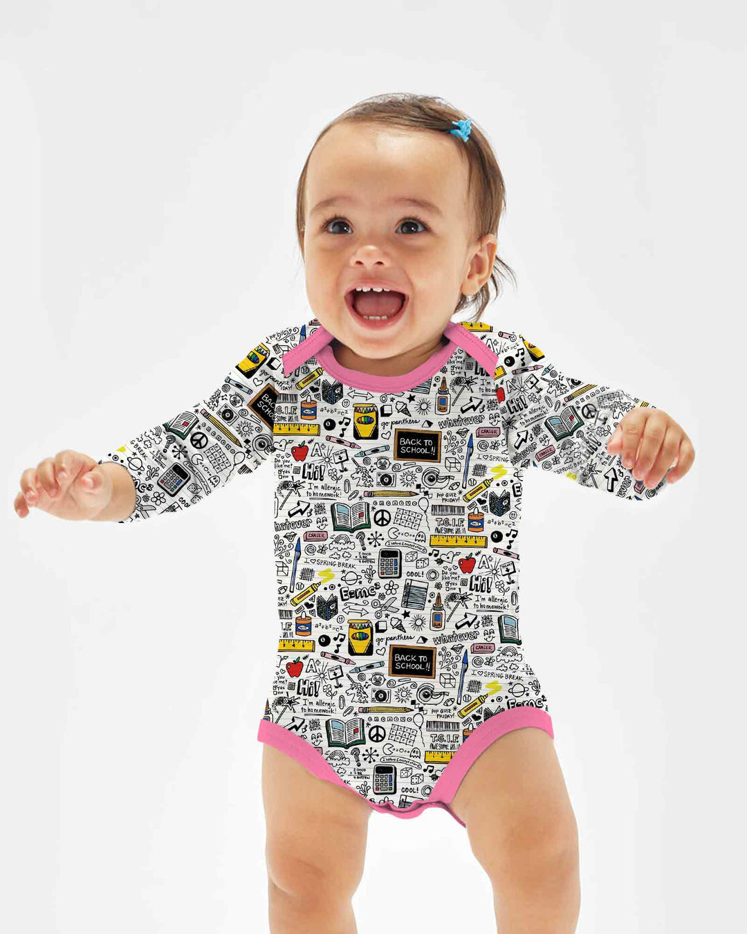 School Days Doodles Bamboo Bodysuit