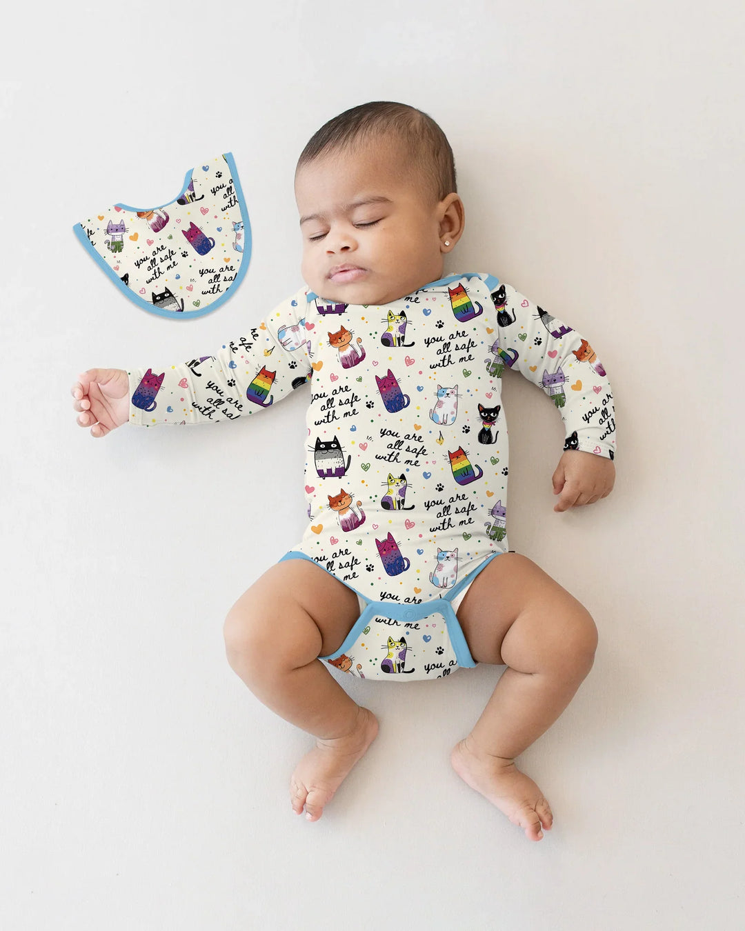 Gerippte Babykleidung mit individuellem Foto - Weich &amp; Skizzenhaft