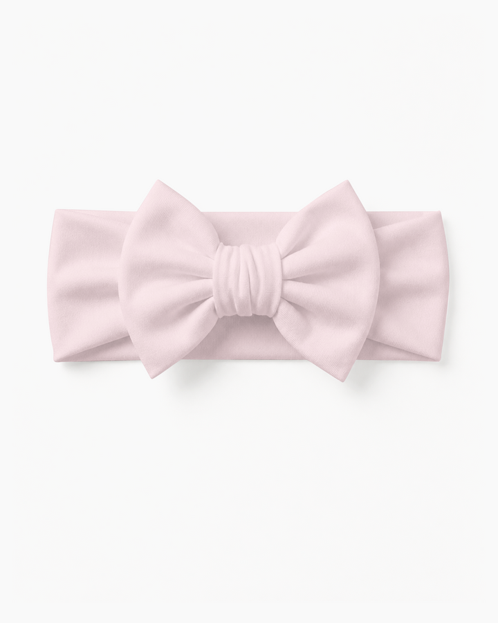 Solid Color Bamboo Luxe Bow Headband