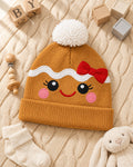Little Gingerbread Cutie Bobble Beanie Hat