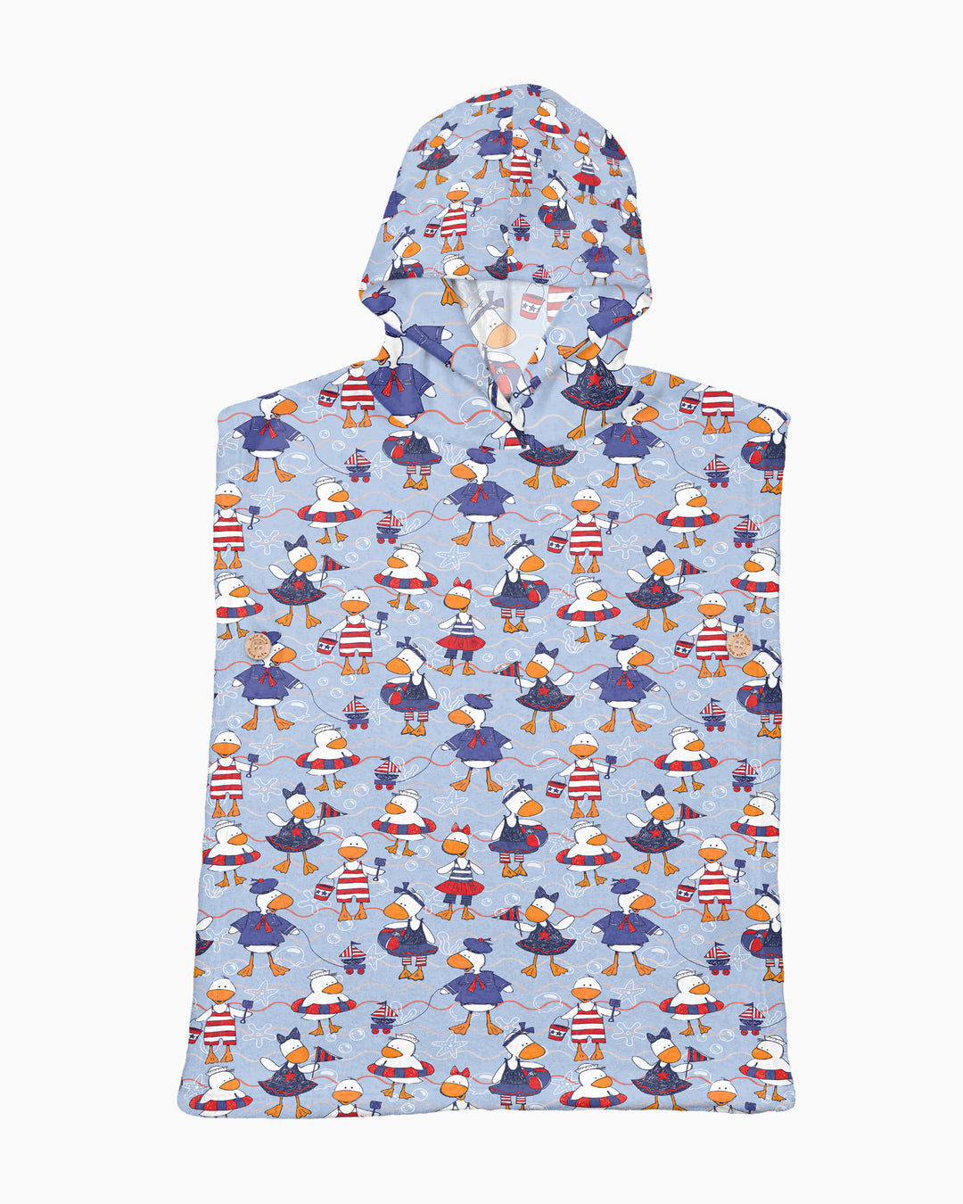 Freedom Floaties Family Matching Bamboo Swim Poncho
