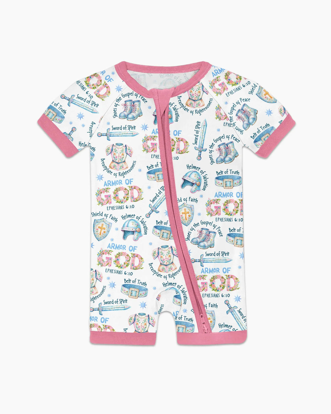 Put On The Full Armor Of God Bamboo Shorty Zippy